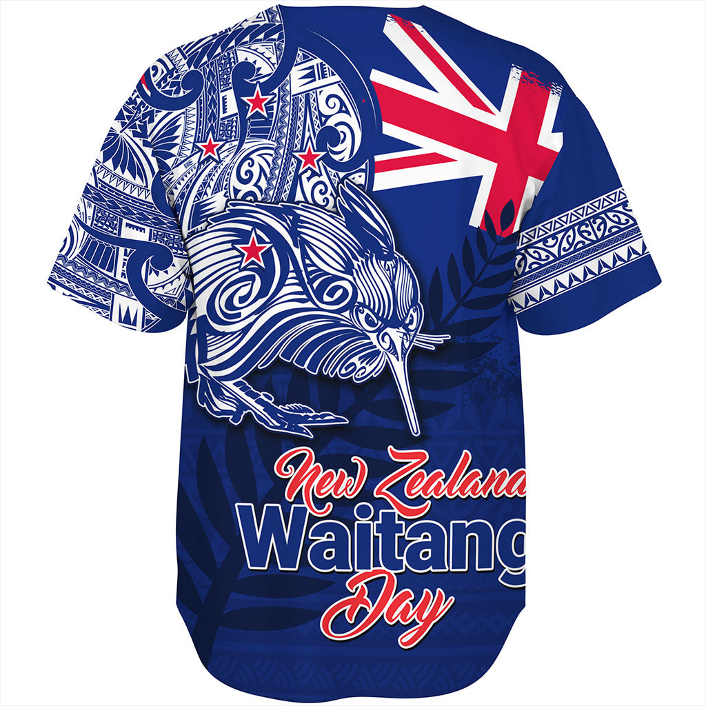 New Zealand Baseball Shirt Waitangi Day Maori Tribal Flag With Symbol National