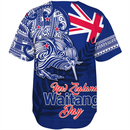 New Zealand Baseball Shirt Waitangi Day Maori Tribal Flag With Symbol National