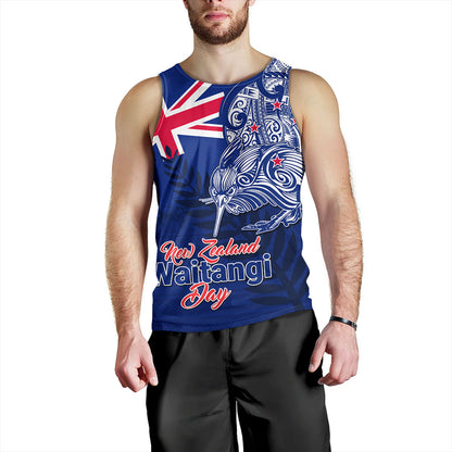 New Zealand Tank Top Waitangi Day Maori Tribal Flag With Symbol National