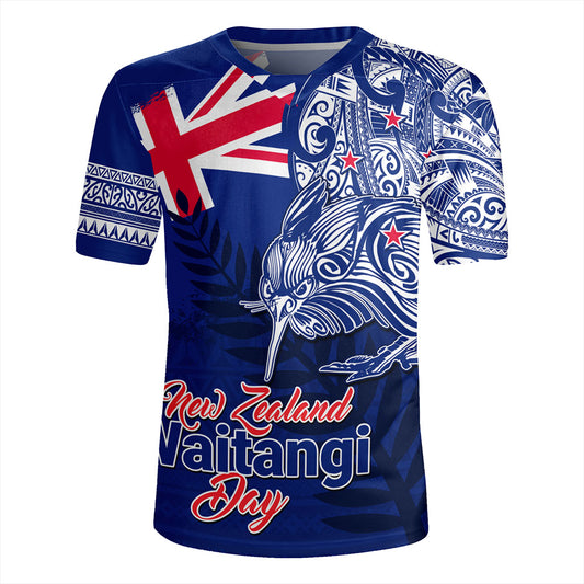 New Zealand Rugby Jersey Waitangi Day Maori Tribal Flag With Symbol National