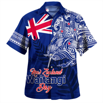 New Zealand Hawaiian Shirt Waitangi Day Maori Tribal Flag With Symbol National