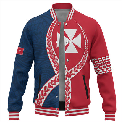 Wallis And Futuna Baseball Jacket Tribal Polynesian In My Heart