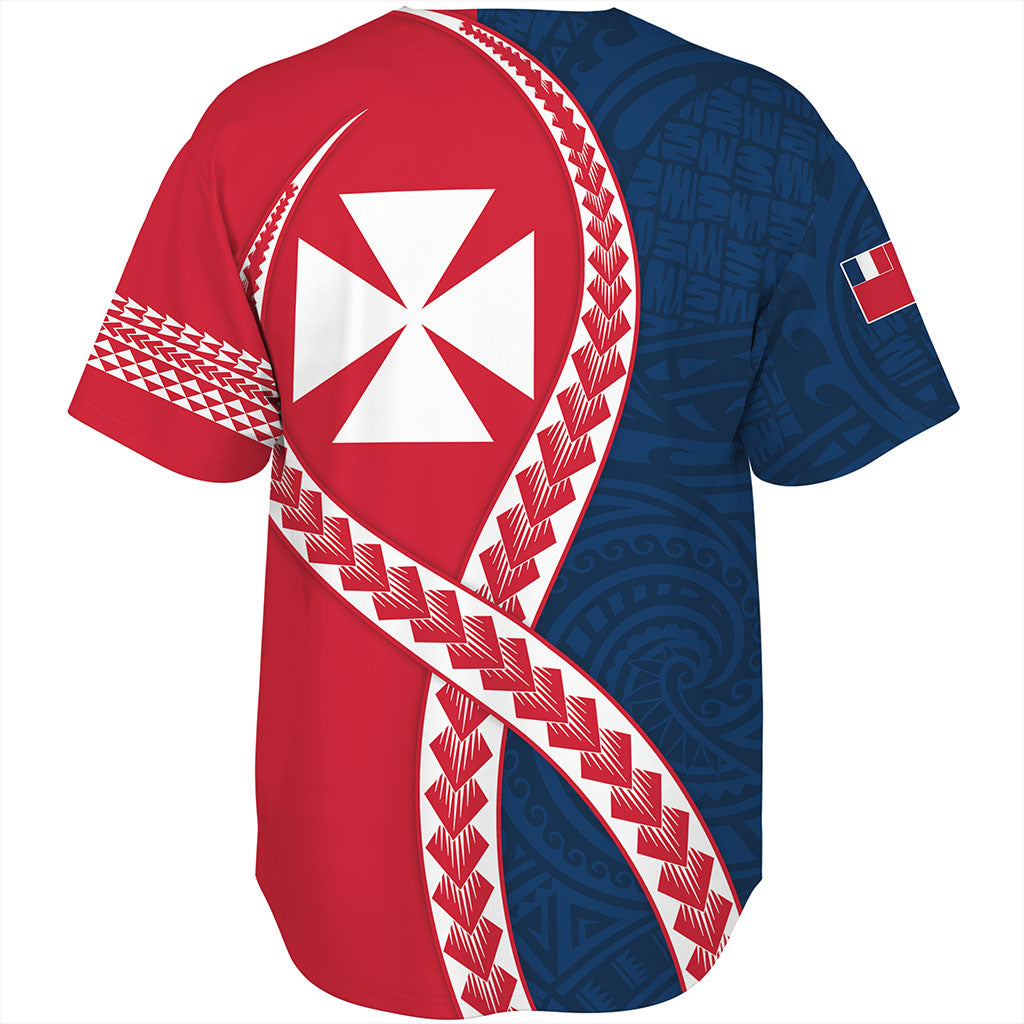 Wallis And Futuna Baseball Shirt Tribal Polynesian In My Heart