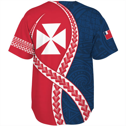 Wallis And Futuna Baseball Shirt Tribal Polynesian In My Heart
