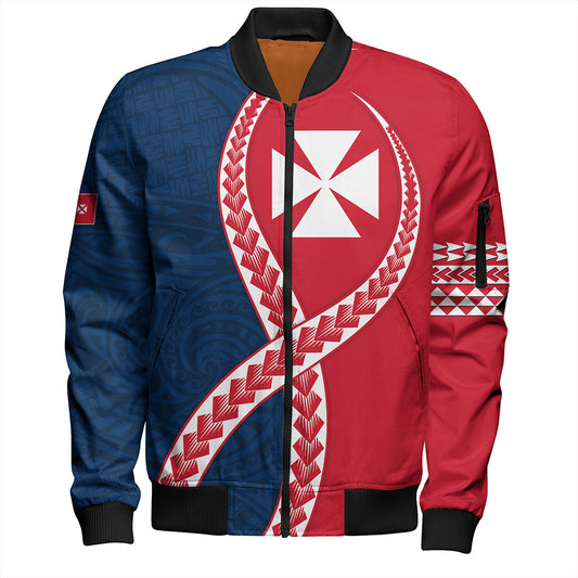 Wallis And Futuna Bomber Jacket Tribal Polynesian In My Heart