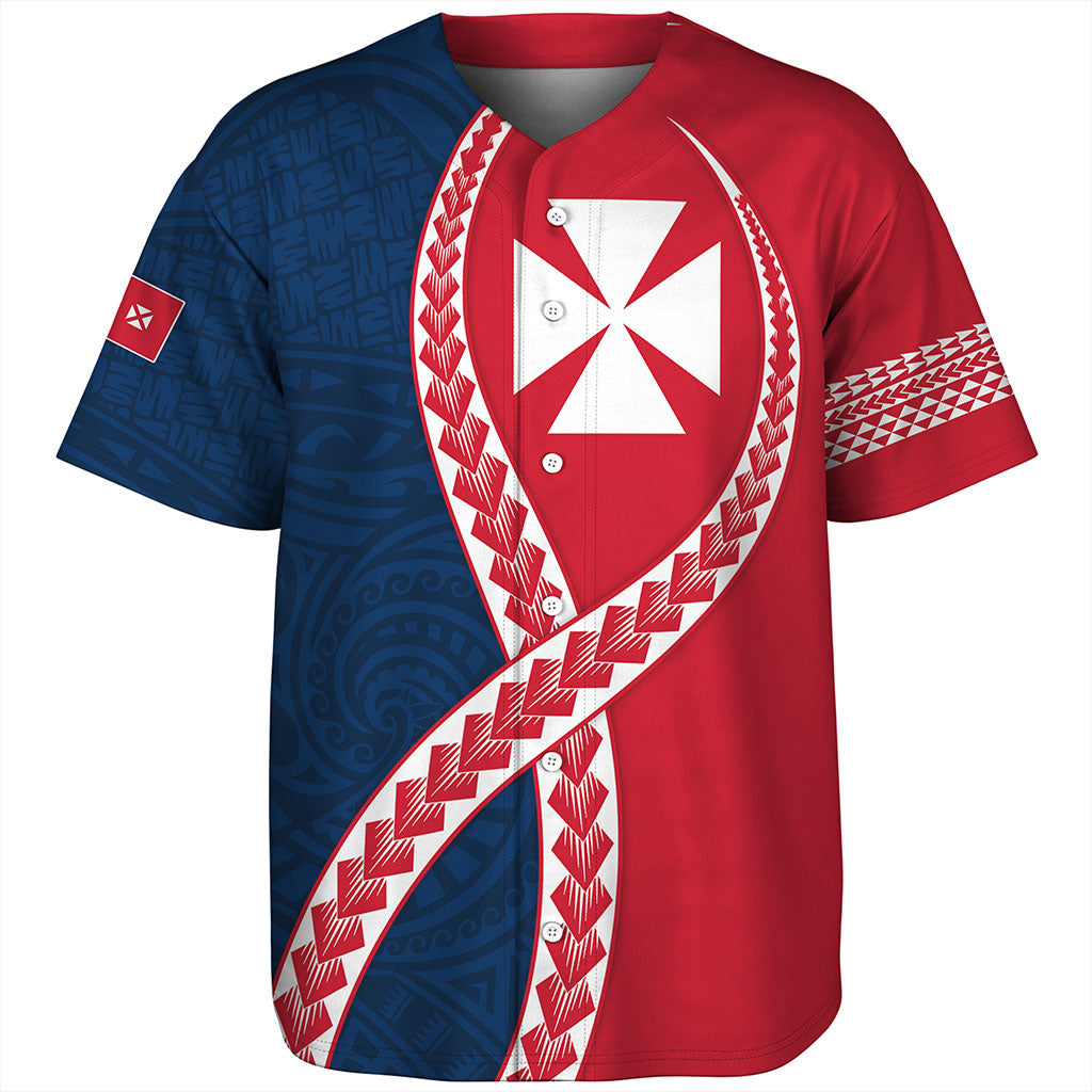 Wallis And Futuna Baseball Shirt Tribal Polynesian In My Heart