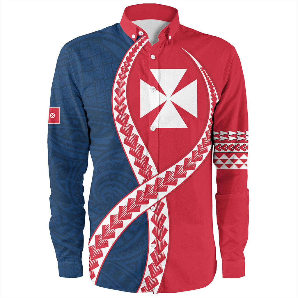Wallis And Futuna Long Sleeve Shirt Tribal Polynesian In My Heart