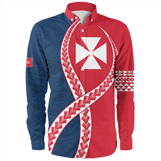 Wallis And Futuna Long Sleeve Shirt Tribal Polynesian In My Heart