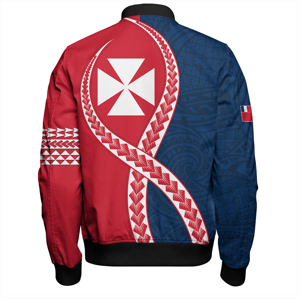 Wallis And Futuna Bomber Jacket Tribal Polynesian In My Heart