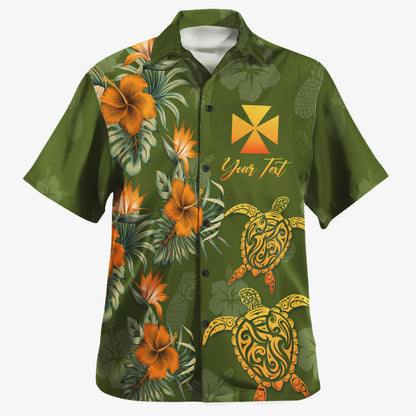 Wallis and Futuna Custom Personalised Hawaiian Shirt Polynesian Tropical Summer