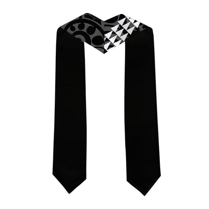 Tokelau Graduation Stole Custom Class 2026 Tribal Kakau Style
