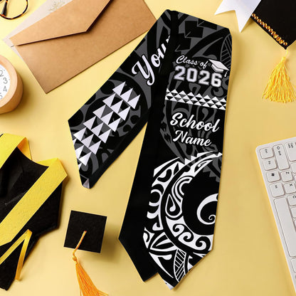 Hawaii Graduation Stole Custom Class 2026 Of Kakau Style