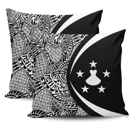 Austral Islands Pillow Cover Lauhala White Circle Style