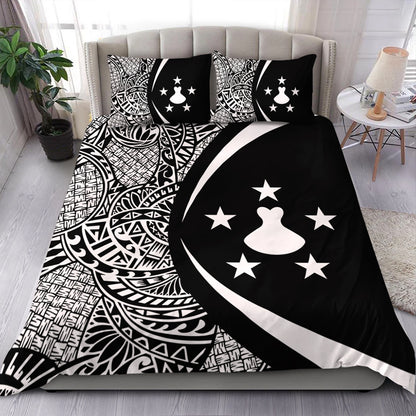 Austral Islands Bedding Set Lauhala White Circle Style