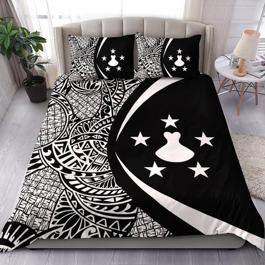 Austral Islands Bedding Set Lauhala White Circle Style
