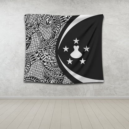 Austral Islands Tapestry Lauhala White Circle Style