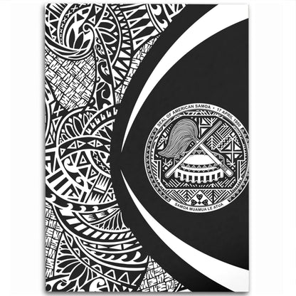American Samoa Area Rug Lauhala White Circle Style