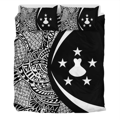 Austral Islands Bedding Set Lauhala White Circle Style