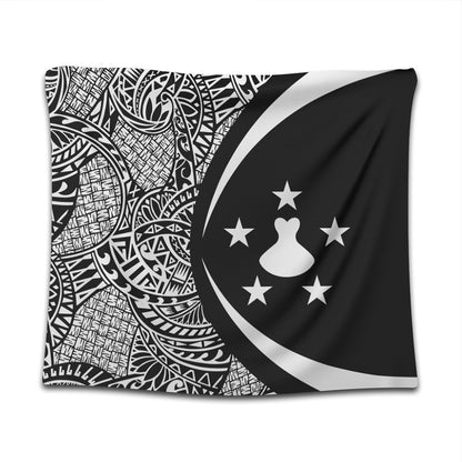 Austral Islands Tapestry Lauhala White Circle Style