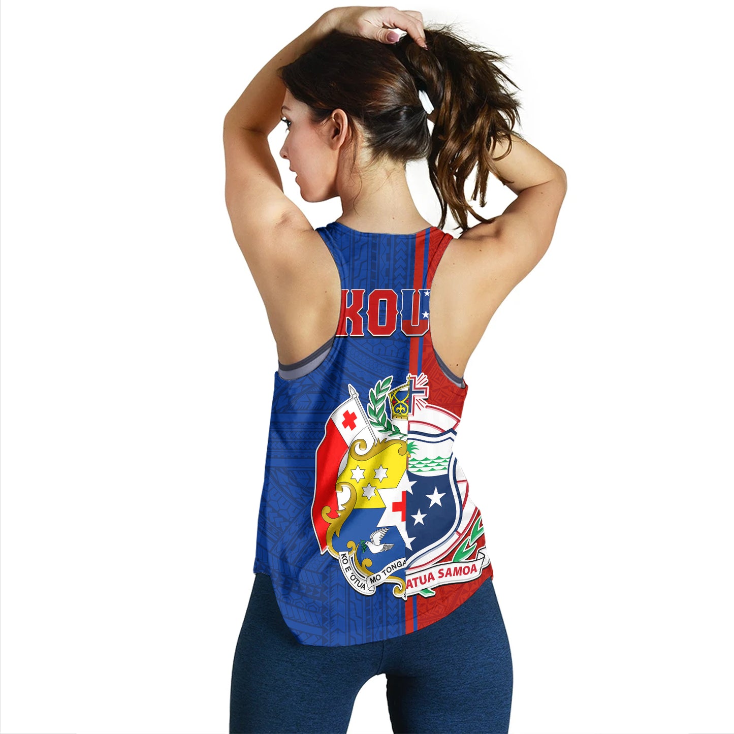 Tokouso Women Tank - Custom Tonga And Samoa Together