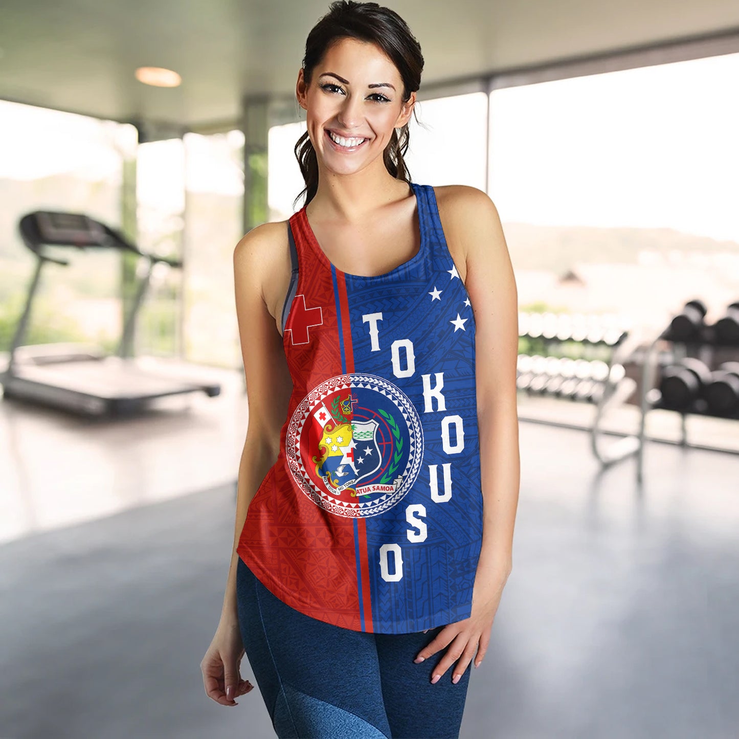 Tokouso Women Tank - Custom Tonga And Samoa Together
