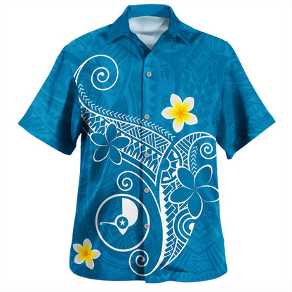 Yap State Hawaiian Shirt Polynesia Floral Tribal