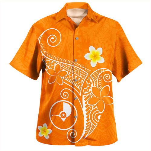 Yap State Hawaiian Shirt Polynesia Floral Tribal Ver.1