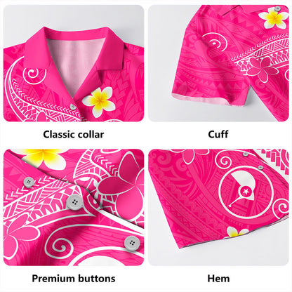 Yap State Hawaiian Shirt Polynesia Floral Tribal Ver.1