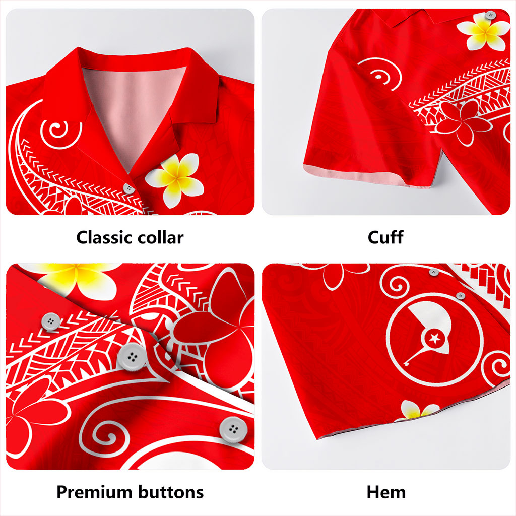 Yap State Hawaiian Shirt Polynesia Floral Tribal Ver.1