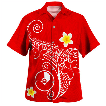 Yap State Hawaiian Shirt Polynesia Floral Tribal Ver.1
