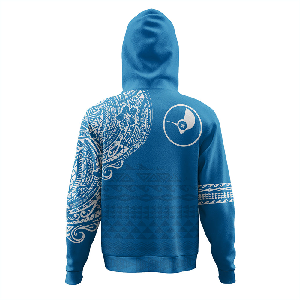 Yap Hoodie Polynesian Flag With Coat Of Arms