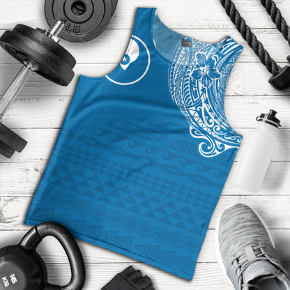Yap State Tank Top Polynesian Flag With Coat Of Arms
