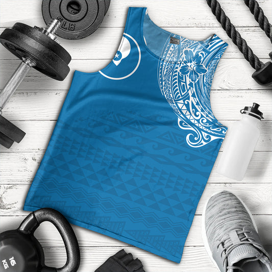 Yap State Tank Top Polynesian Flag With Coat Of Arms