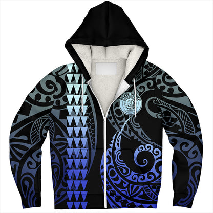 Yap State Sherpa Hoodie Kakau Style