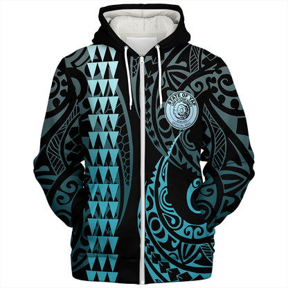 Yap State Sherpa Hoodie Kakau Style Ver.1