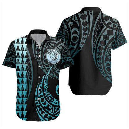 Yap State Short Sleeve Shirt Kakau Style Ver.1