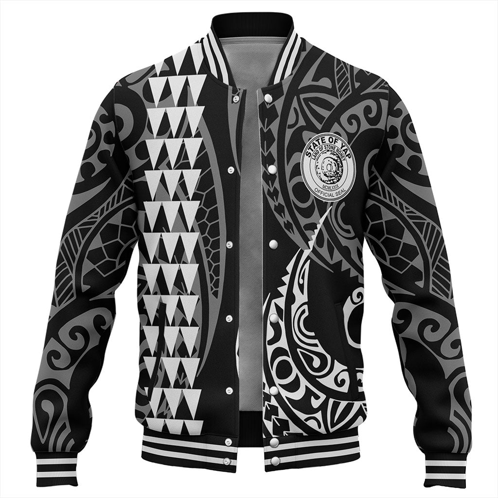 Yap State Baseball Jacket Kakau Style Ver.1