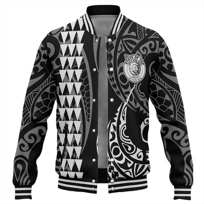 Yap State Baseball Jacket Kakau Style Ver.1