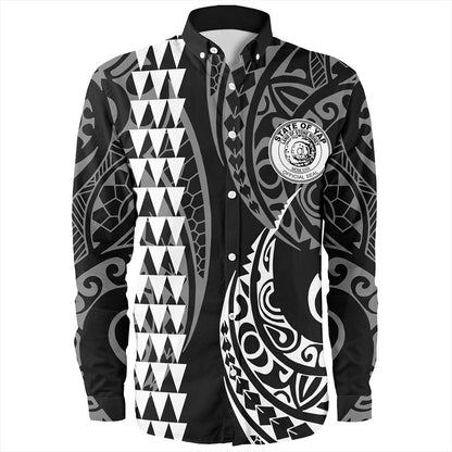 Yap State Long Sleeve Shirt Kakau Style Ver.1