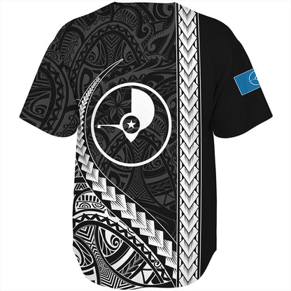 Yap State Baseball Shirt Tribal Micronesian Coat Of Arms