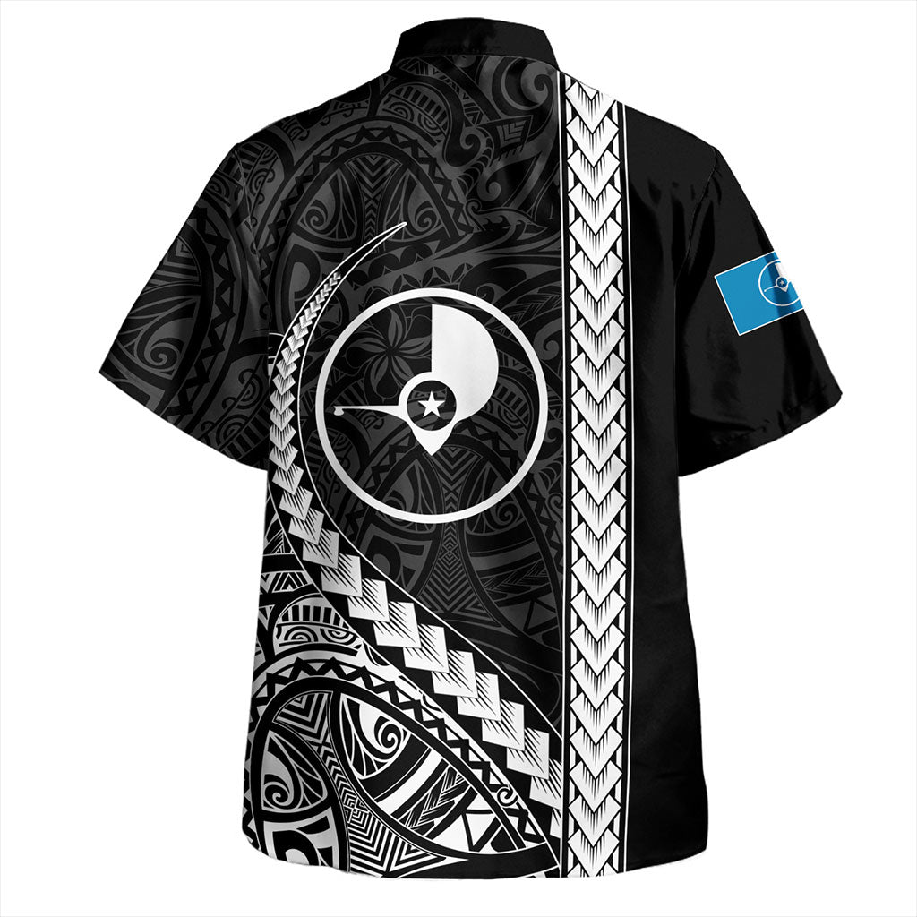 Yap State Hawaiian Shirt Tribal Micronesian Coat Of Arms