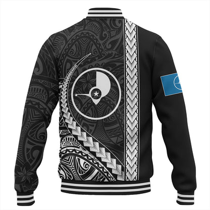 Yap State Baseball Jacket Tribal Micronesian Coat Of Arms