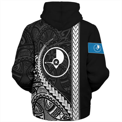 Yap State Sherpa Hoodie Tribal Micronesian Coat Of Arms