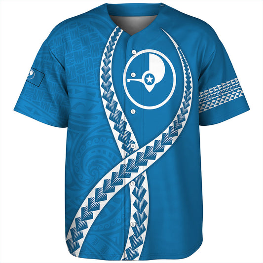 Yap State Baseball Shirt Tribal Polynesian In My Heart