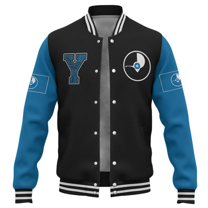 Yap State Baseball Jacket Letters Style