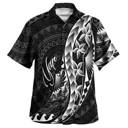 Yap Custom Personalised Hawaiian Shirt Polynesian Pattern Style