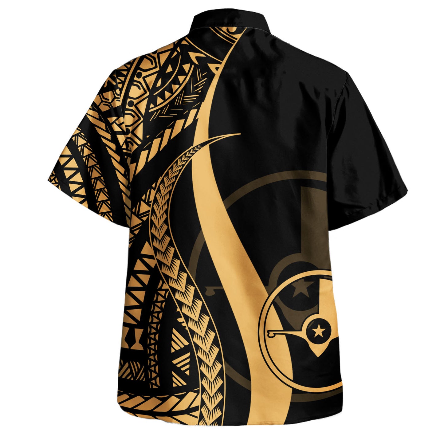 Yap Custom Personalised Hawaiian Shirt Micronesian Tentacle Tribal Pattern
