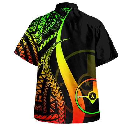 Yap Custom Personalised Hawaiian Shirt Micronesian Tentacle Tribal Pattern