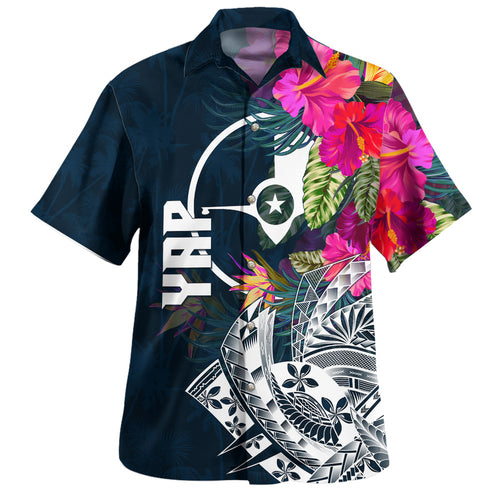 Federated States Of Micronesia Hawaiian Shirt Custom Personalised Fanciful Forest Green