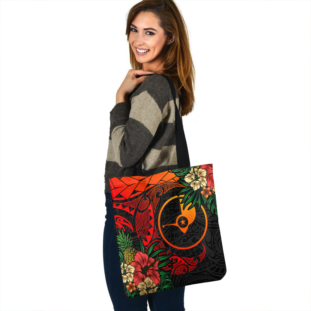 Yap State Tote Bag Polynesian Turtle Tropical
